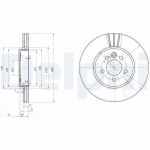 Piduriketas DELPHI BG3503