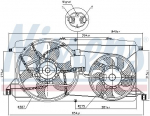 Ventilaator,mootorijahutus NISSENS 85826