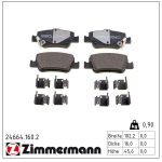 Piduriklotsi komplekt,ketaspidur ZIMMERMANN 24664.160.2