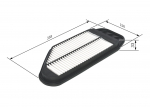 &Otilde;hufilter BOSCH F 026 400 349