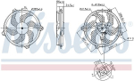 Ventilaator,mootorijahutus NISSENS 850093