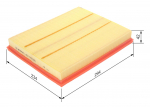 &Otilde;hufilter BOSCH 1 457 433 281