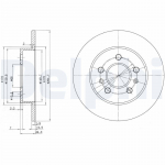Piduriketas DELPHI BG2696