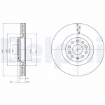 Piduriketas DELPHI BG9109C