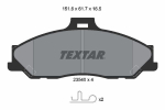 Piduriklotsi komplekt,ketaspidur TEXTAR 2354001