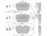 Piduriklotsi komplekt,ketaspidur METELLI 22-0675-1