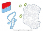V&otilde;lli r&otilde;ngastihendikomplekt, Mootor CORTECO 289073