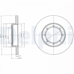 Piduriketas DELPHI BG4344