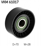 Seade-/juhtrull,soonrihm SKF VKM 61017