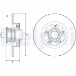 Piduriketas DELPHI BG9190RSC