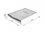 Filter,salongi&otilde;hk BOSCH 1 987 432 598