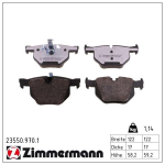 Piduriklotsi komplekt,ketaspidur ZIMMERMANN 23550.970.1