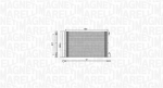 Kondensaator,kliimaseade MAGNETI MARELLI 350203779000