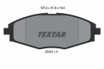 Piduriklotsi komplekt,ketaspidur TEXTAR 2324102
