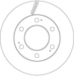 Piduriketas TRW DF6882