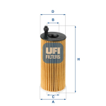 &Otilde;lifilter UFI 25.142.00