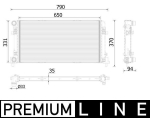 Radiaator,mootorijahutus MAHLE CR 2222 000P