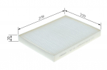 Filter,salongi&otilde;hk BOSCH 1 987 432 114