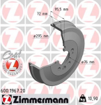 Piduritrummel ZIMMERMANN 600.1967.20