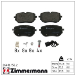 Piduriklotsi komplekt,ketaspidur ZIMMERMANN 26416.150.2