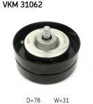 Seade-/juhtrull,soonrihm SKF VKM 31062
