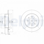 Piduriketas DELPHI BG3125
