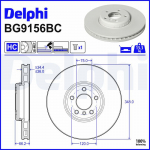 Piduriketas DELPHI BG9156BC