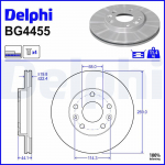 Piduriketas DELPHI BG4455