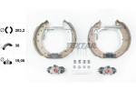Piduriklotside komplekt TEXTAR 84048000