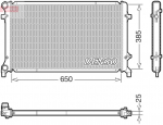 Radiaator,mootorijahutus DENSO DRM32016