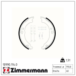 Piduriklotside komplekt,seisupidur ZIMMERMANN 10990.114.0