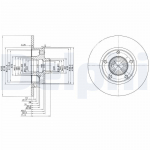 Piduriketas DELPHI BG2714