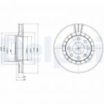 Piduriketas DELPHI BG2443