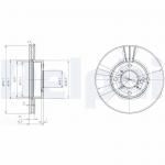 Piduriketas DELPHI BG3341