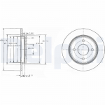 Piduriketas DELPHI BG3054C