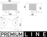 &Otilde;liradiaator,mootori&otilde;li MAHLE CLC 294 000P
