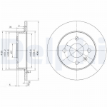 Piduriketas DELPHI BG3403