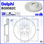 Piduriketas DELPHI BG9582C