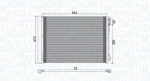 Kondensaator,kliimaseade MAGNETI MARELLI 350203781000