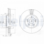 Piduriketas DELPHI BG3823