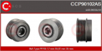 Rihmaratas,generaator CASCO CCP90102AS