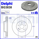 Piduriketas DELPHI BG3838
