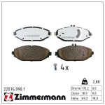 Piduriklotsi komplekt,ketaspidur ZIMMERMANN 22076.990.1