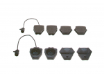 Piduriklotsi komplekt,ketaspidur BOSCH 0 986 424 689