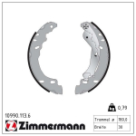 Piduriklotside komplekt ZIMMERMANN 10990.113.6