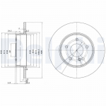 Piduriketas DELPHI BG3602
