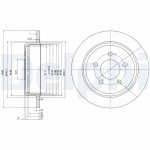 Piduriketas DELPHI BG3073