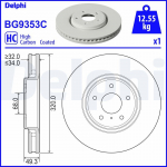 Piduriketas DELPHI BG9353C