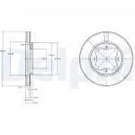 Piduriketas DELPHI BG2798