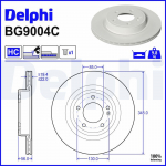 Piduriketas DELPHI BG9604C